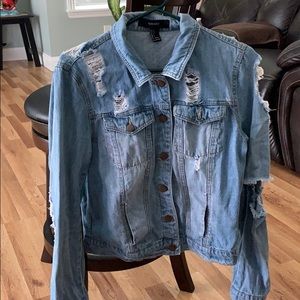 Women’s jean jacket.